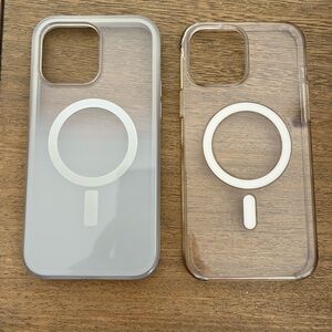 Clear phone cases with MagSafe Support